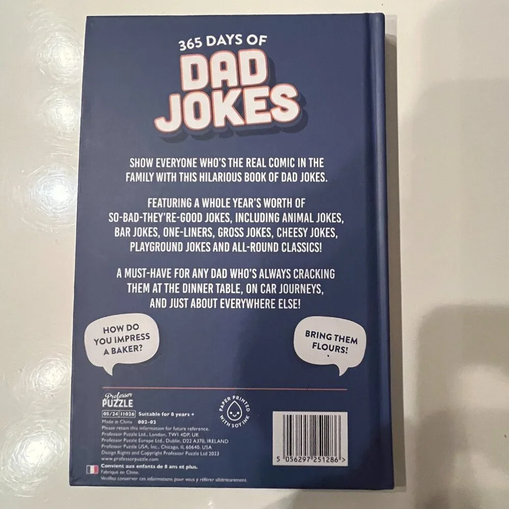Dad Jokes (400‎ Jokes in a Tin / 365 Days of Jokes Book) (new/kids/x)